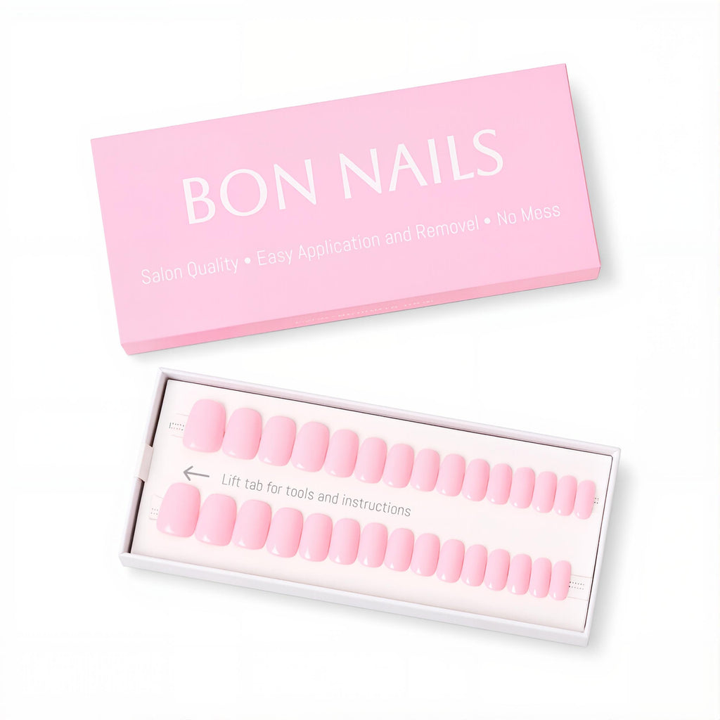Lotus Pink Classic Short Press-on Nails