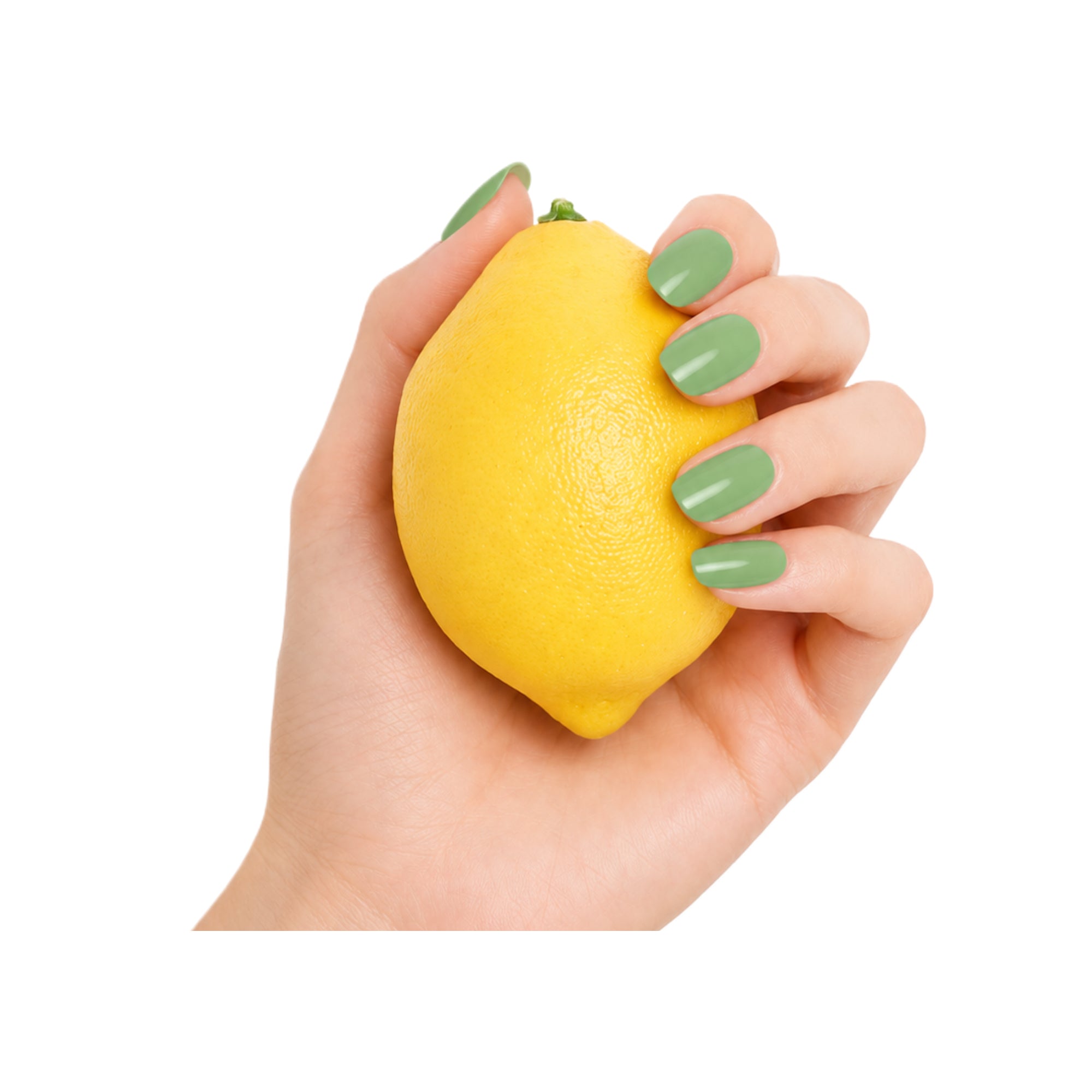 Matcha Green Classic Short Press-on Nails