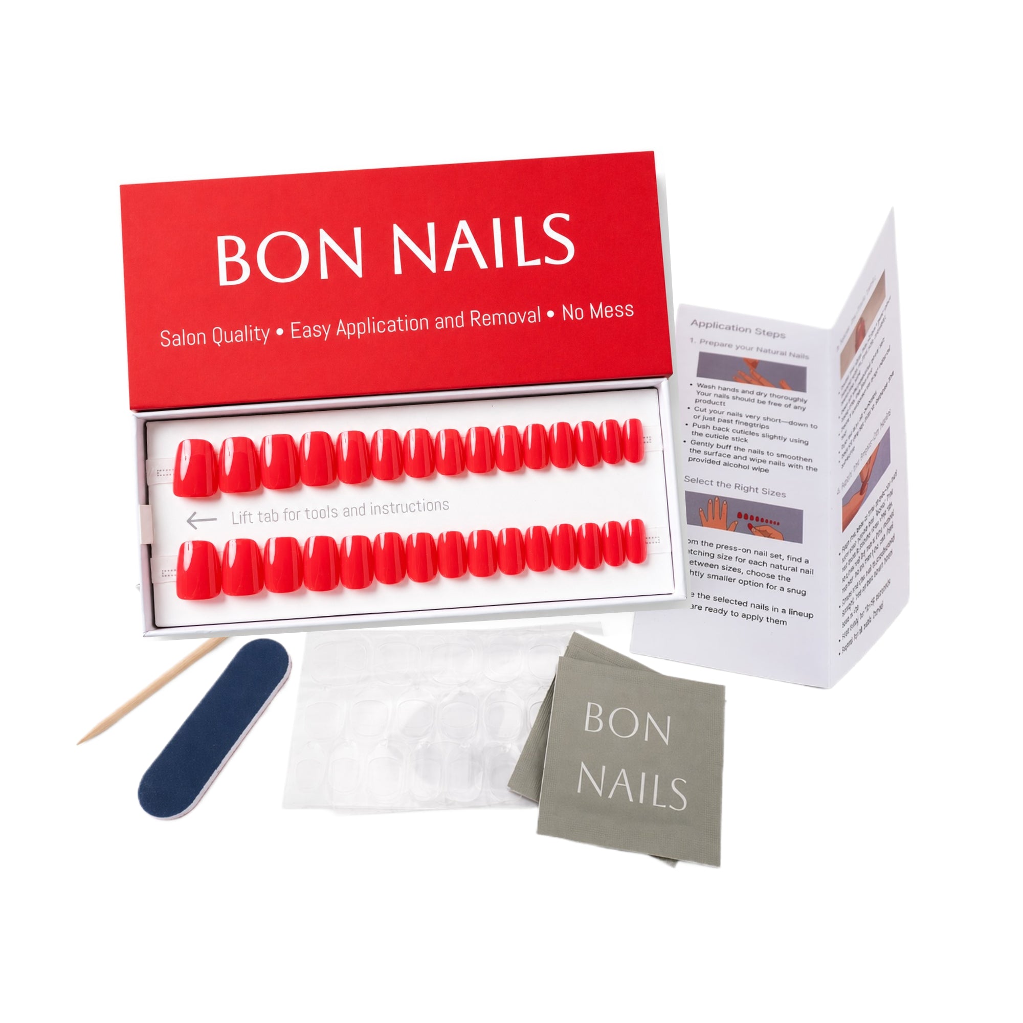 Scarlet Rose Classic Short Press-on Nails