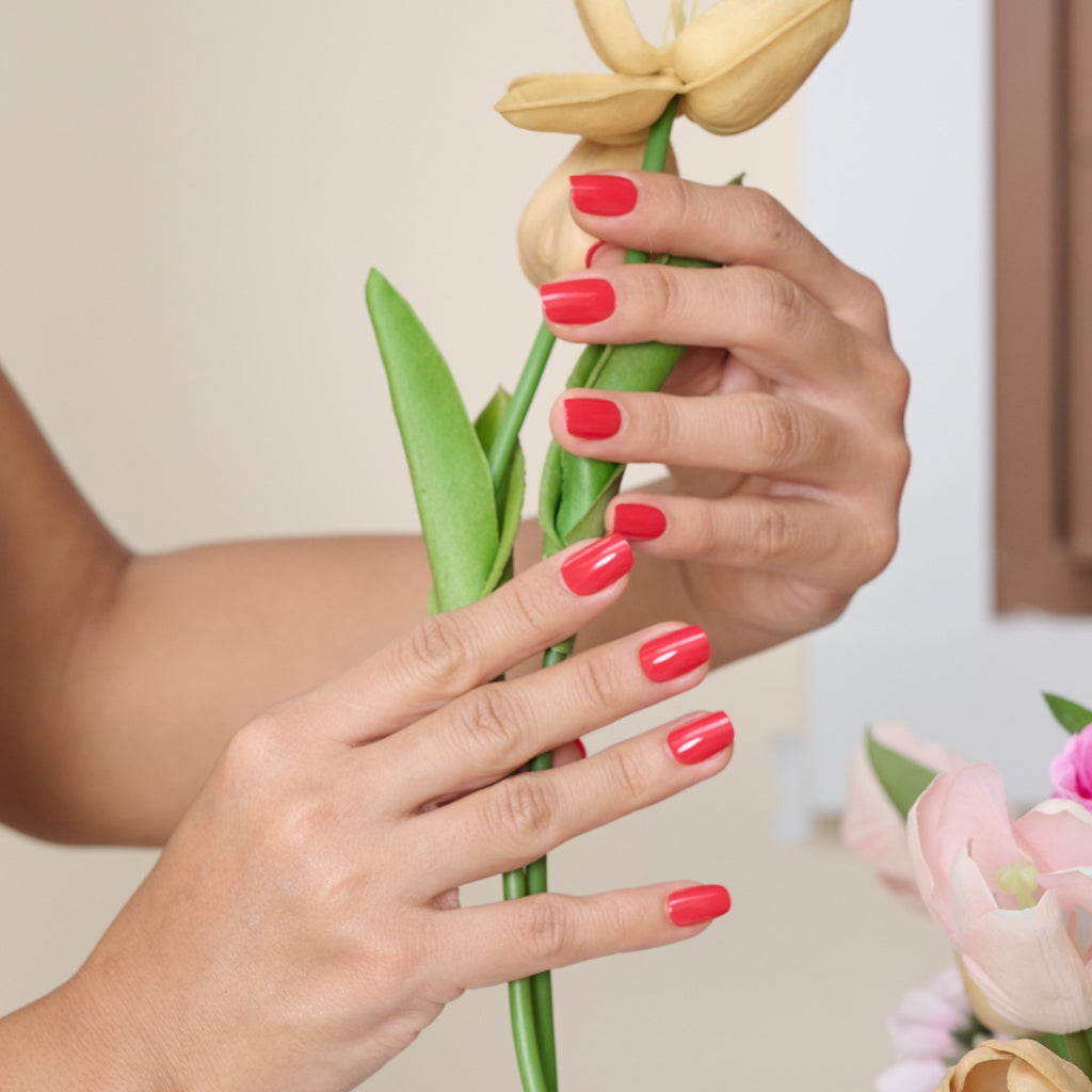 Scarlet Rose Classic Short Press-on Nails