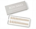 Silver Lining Classic Short Press-on Nails