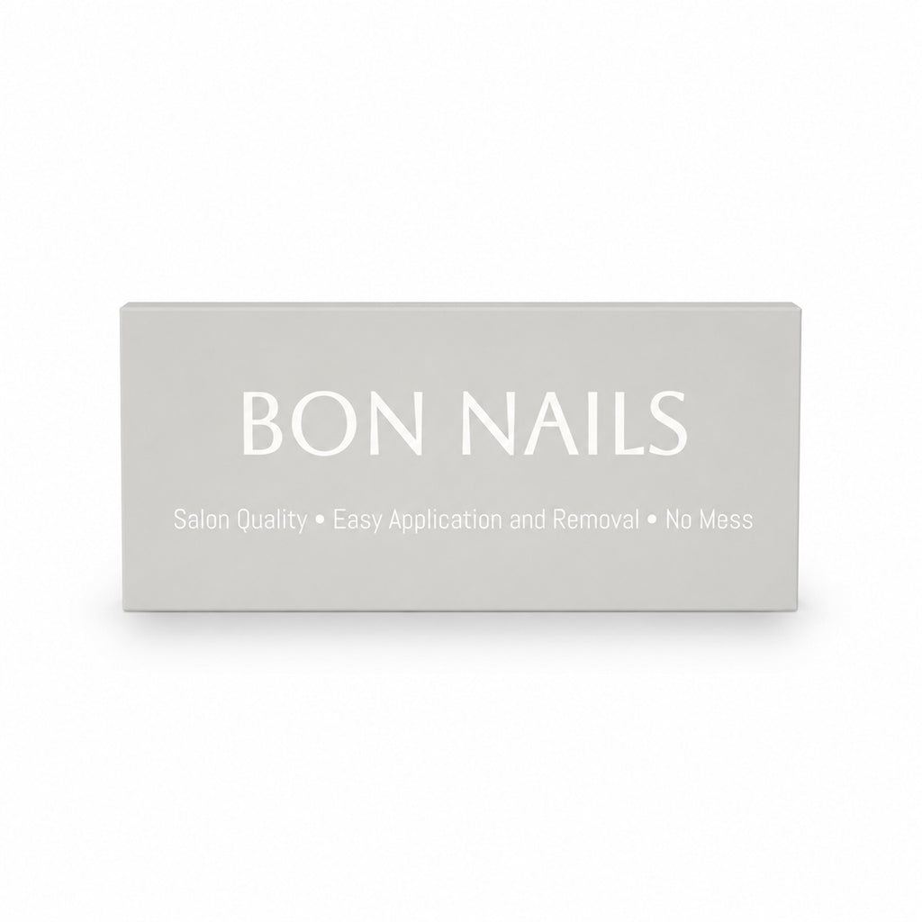 Silver Lining Classic Short Press-on Nails